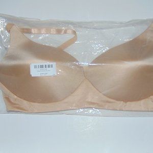 Charmo Beige Wireless Demi Bra - Size 36D